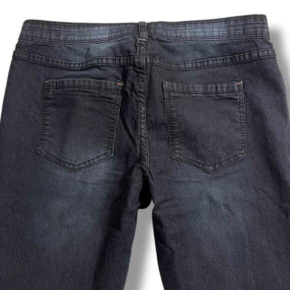 Rue21 Womens Jeggings Denim Blue Jeans Dark Wash Skinny Stretch 33 in Waist - Picture 6 of 8